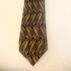 Jimmy V (The V Foundation Collection) 100% Silk “Wavy” Geometric Tie  58” x 4”